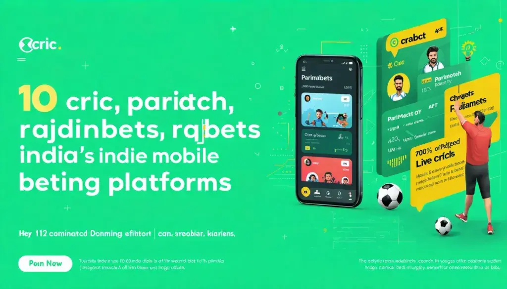 10Cric, Parimatch, Rajabets Lead India's Mobile Betting Platforms