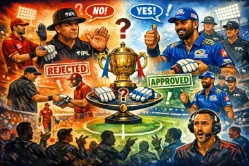 IPL Officiating Draws Scrutiny After Inconsistent Equipment Rulings Spark Debate
