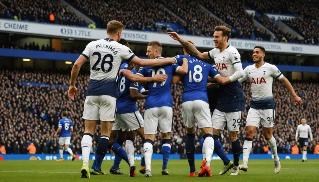 Tottenham Secure Premier League Survival With Narrow Everton Win